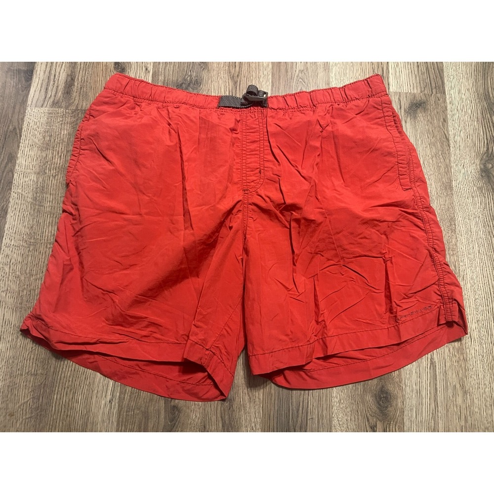 Columbia Shorts, Men's Size XL, Red, Swim Trunks